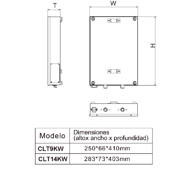 Calentador de Agua Eléctrico Drija CLTE9KW | 13.5L | 220V | 9KW